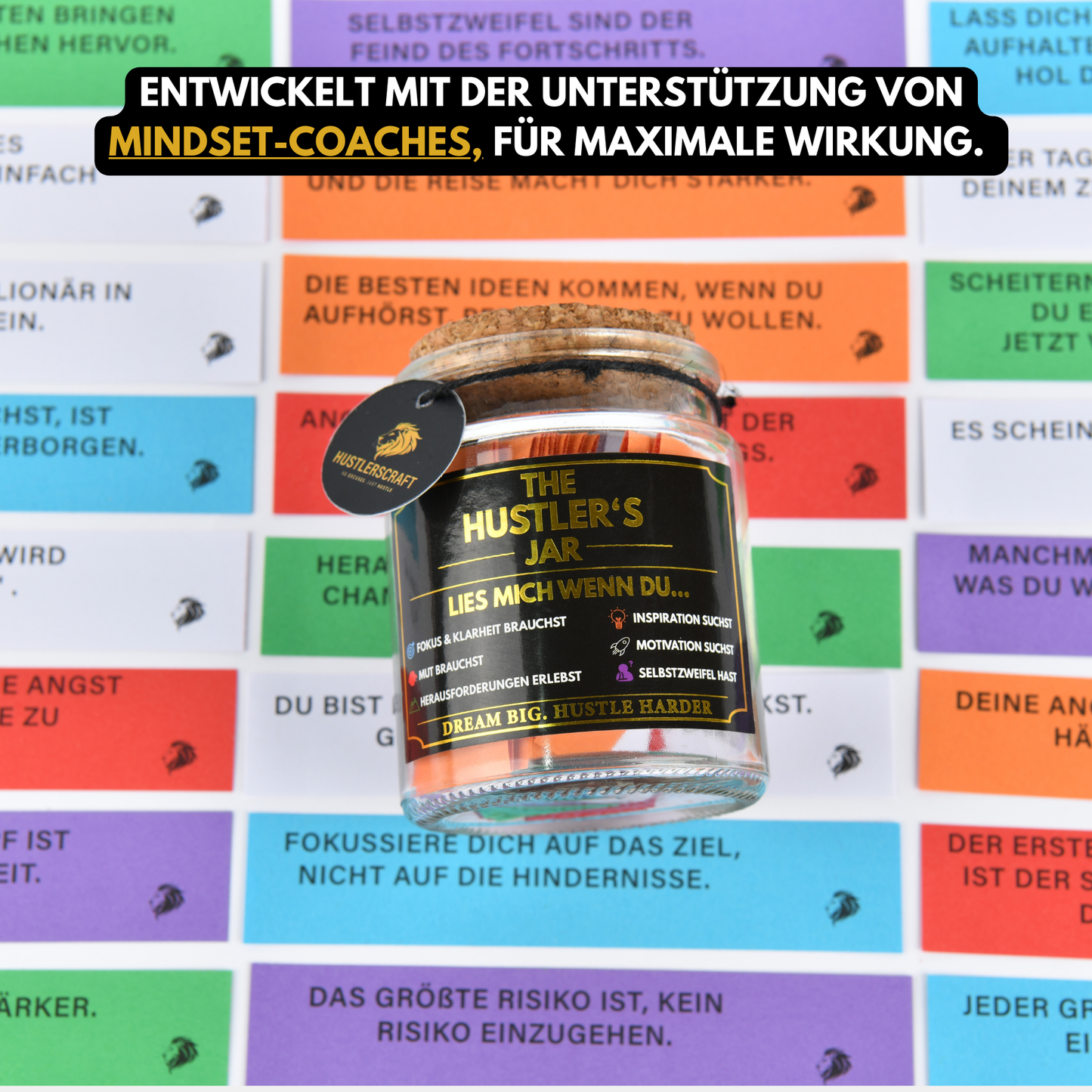 The Hustler's Jar™ -    Dein Mentor im Glas
