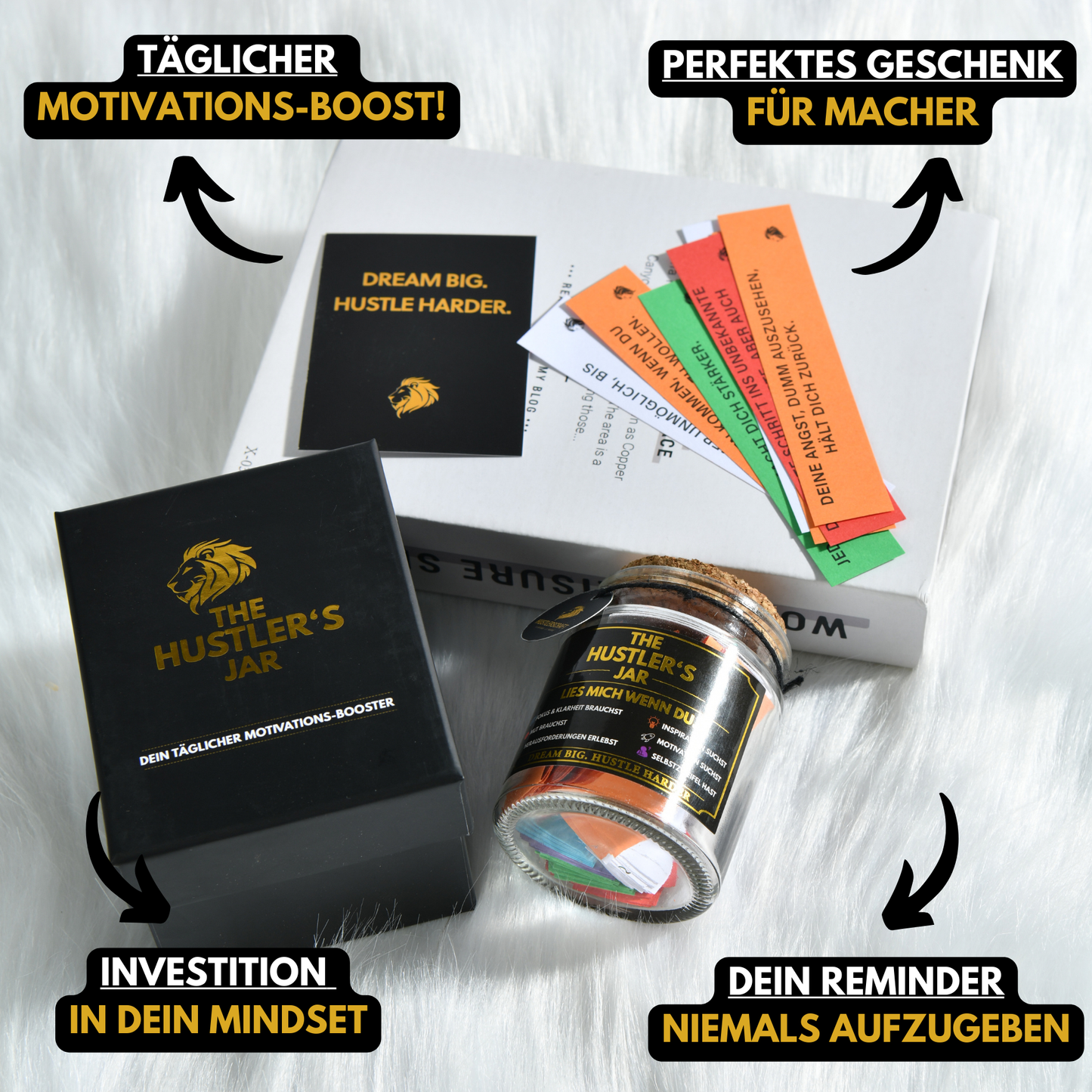 The Hustler's Jar™ -    Dein Mentor im Glas