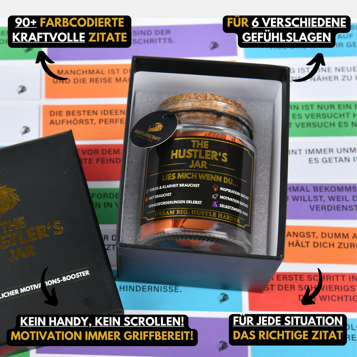 The Hustler's Jar™ -    Dein Mentor im Glas